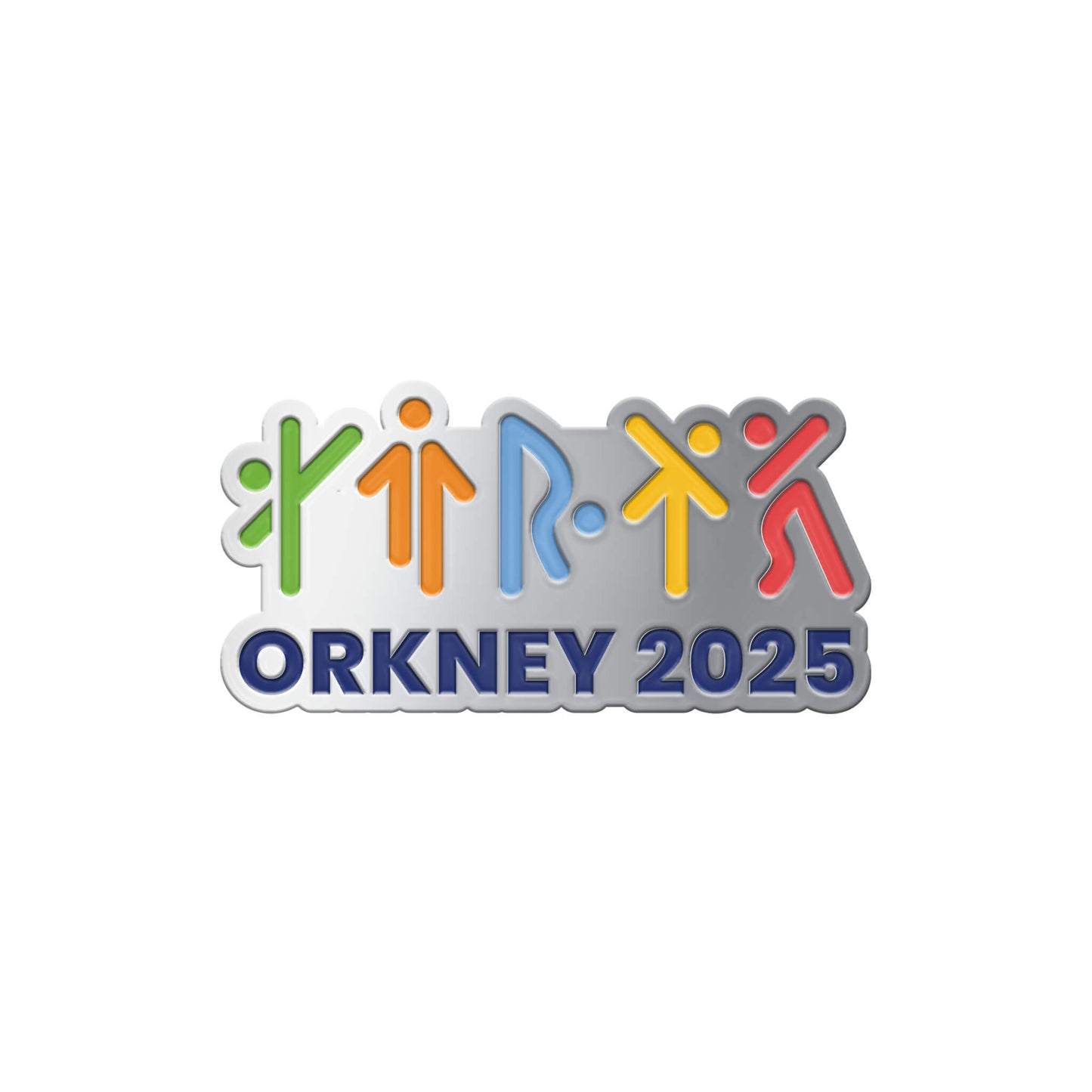 Metal Event Pin Badge | Orkney 2025 Island Games