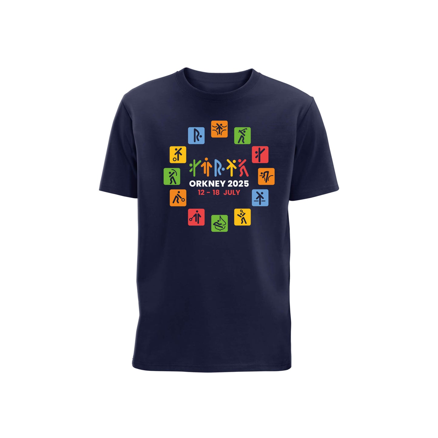 Kids Circle Event 2025 T-Shirt | Navy | Orkney 2025 Island Games