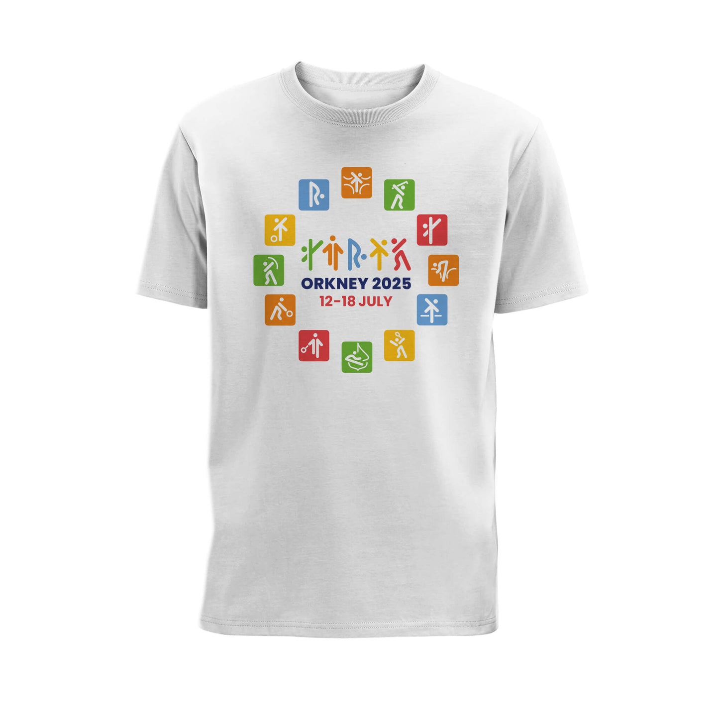 Kids Circle Event 2025 T-Shirt | White | Orkney 2025 Island Games