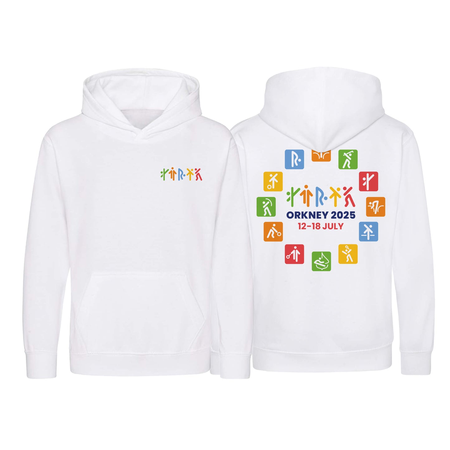 Circle 2025 Event Hoodie - White - Orkney 2025 Island Games