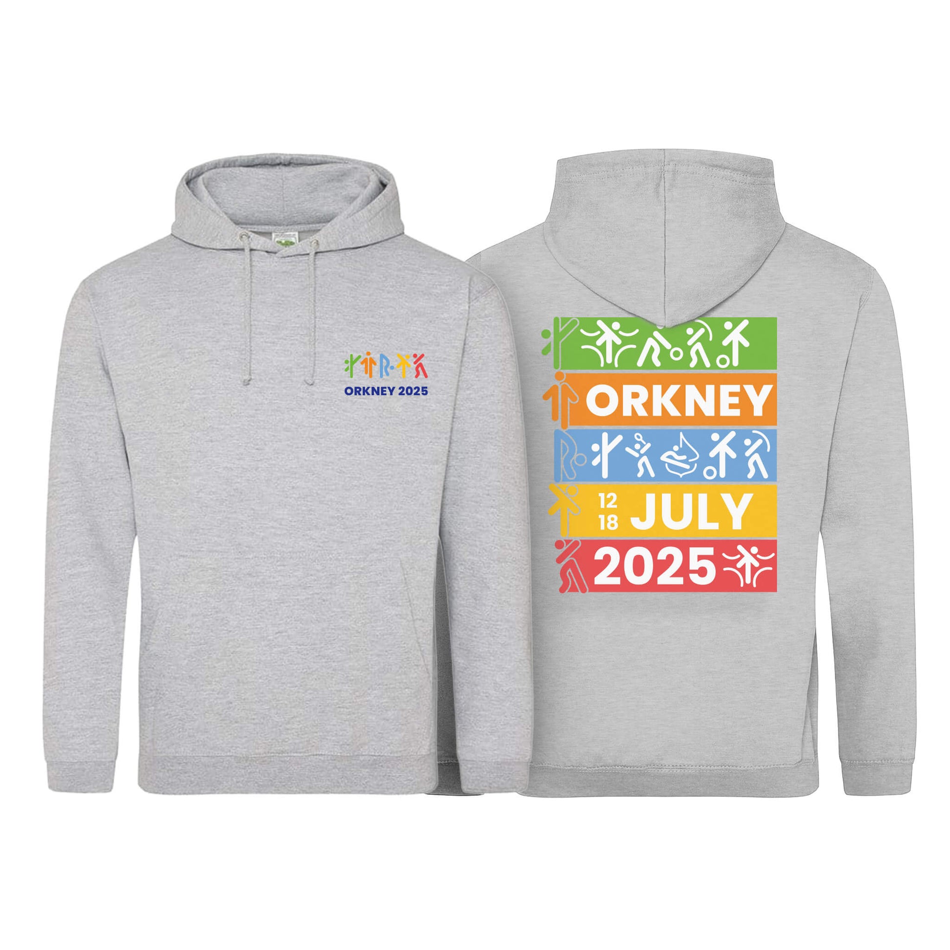 Stack 2025 Event Hoodie - Grey - Orkney 2025 Island Games
