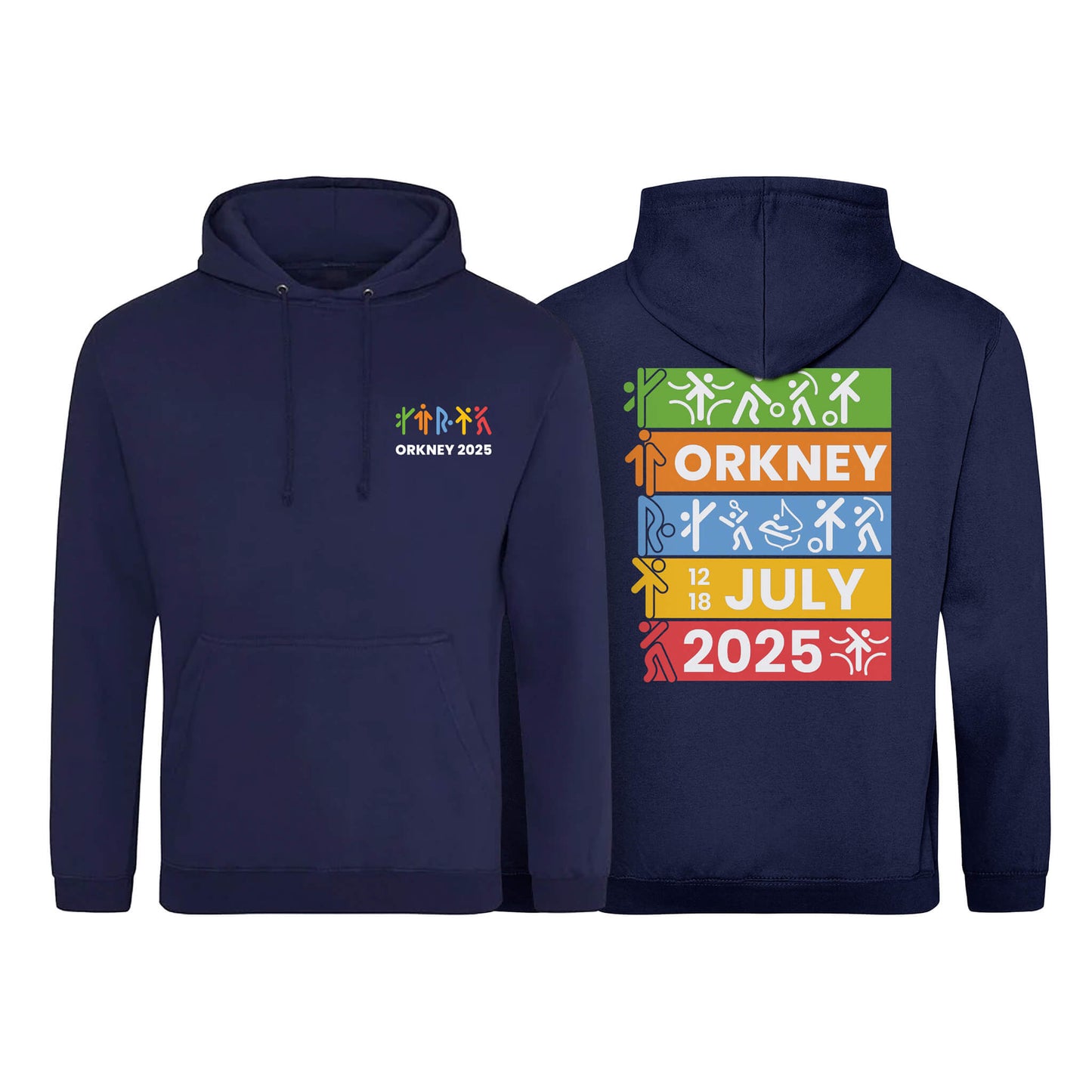 Stack 2025 Event Hoodie - Navy - Orkney 2025 Island Games