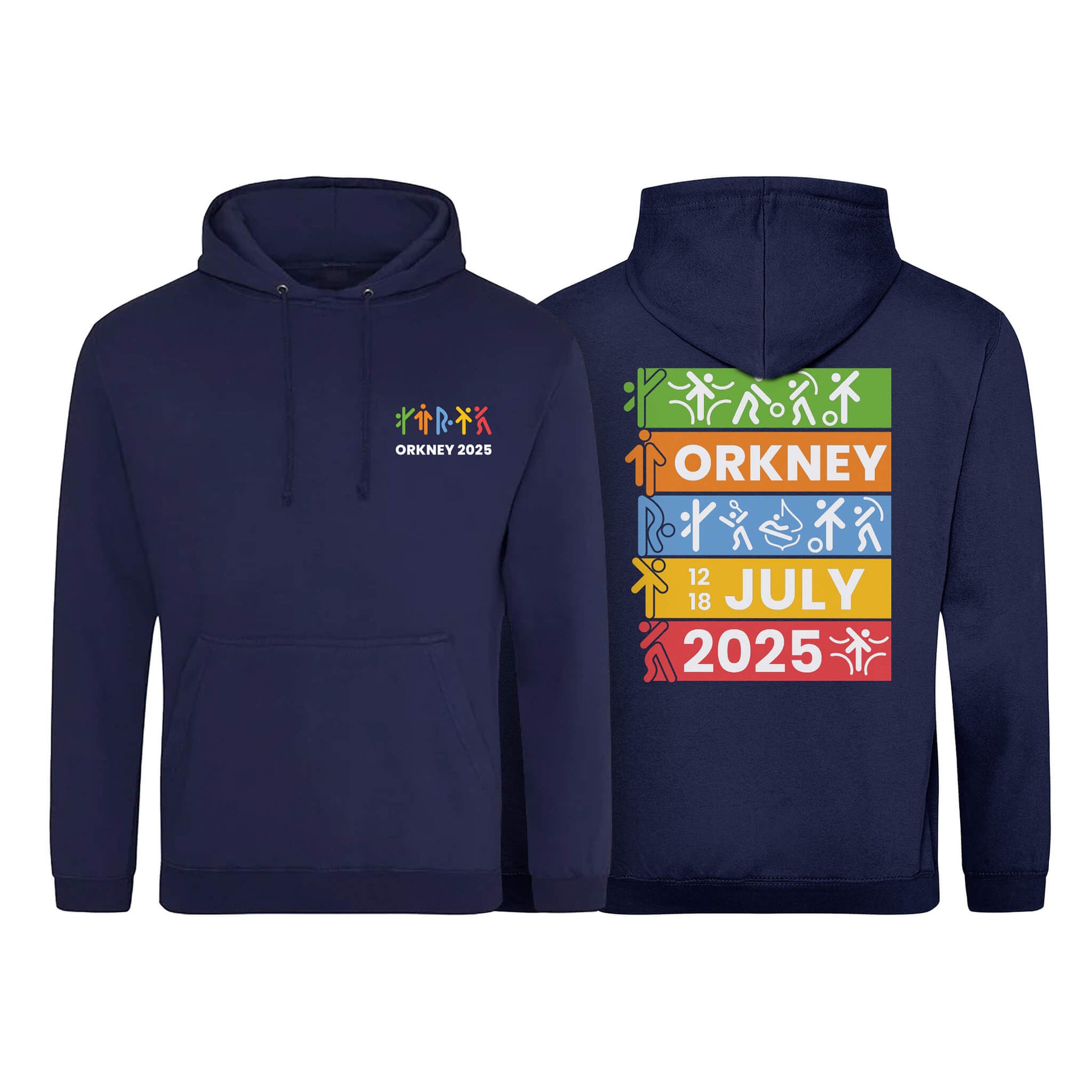 Stack 2025 Event Hoodie - Navy - Orkney 2025 Island Games