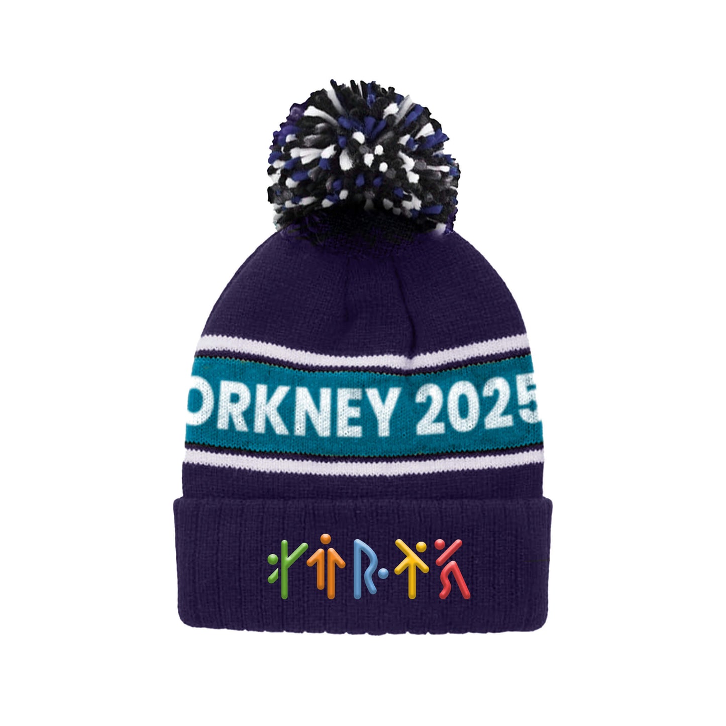 Orkney 2025 Event Pom Pom Beanie | Navy | Orkney 2025 Island Games