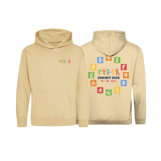 Kids Circle 2025 Event Hoodie | Sand | Orkney 2025 Island Games